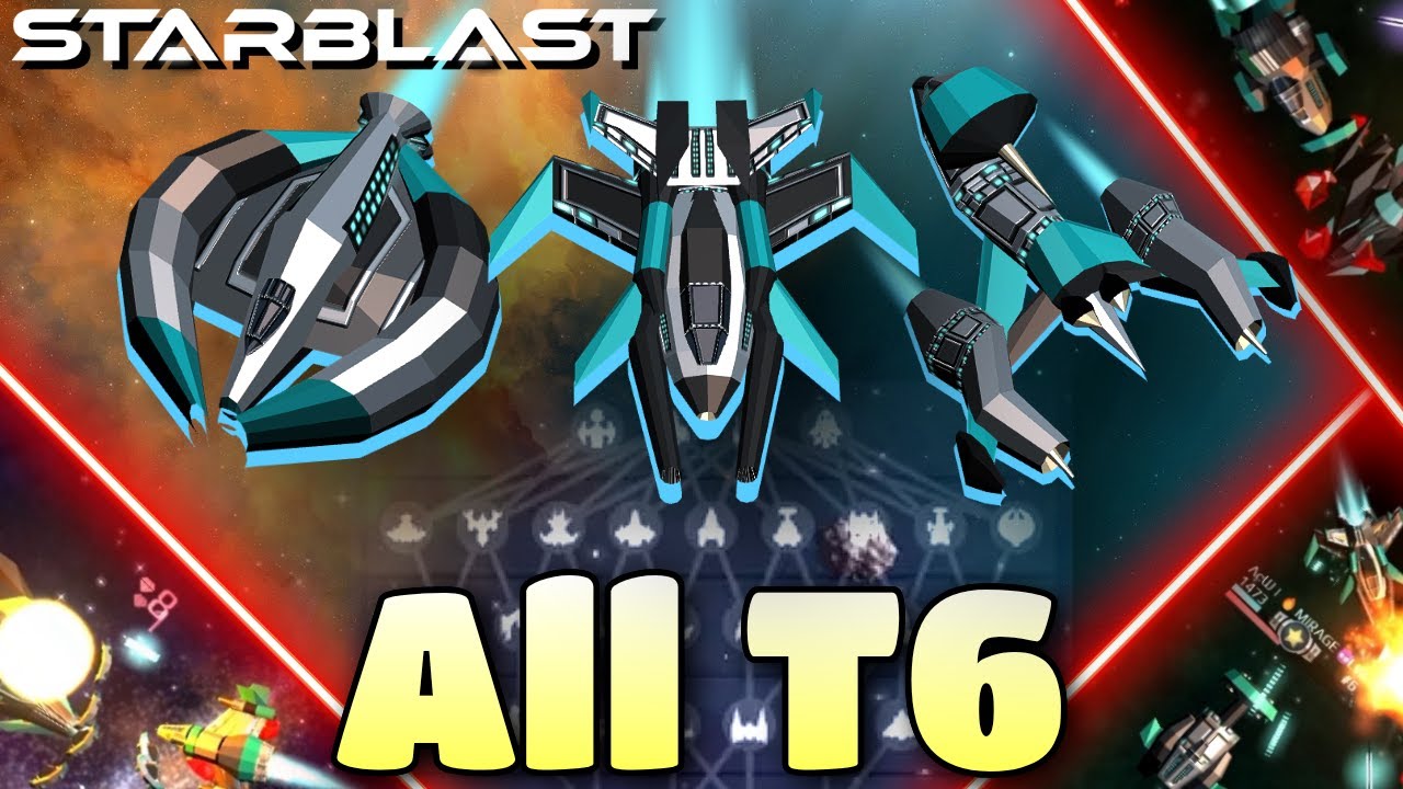 Я играл во все уровни 6 в Starblast.io