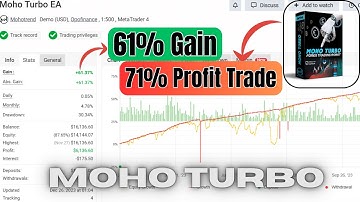 MOHO TURBO EA – Fast, Powerful & Profitable Trading! 💵