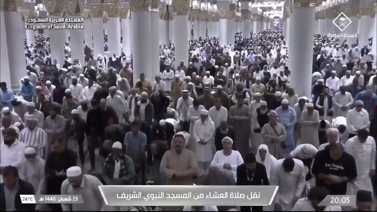 صلاة العشاء للشيخ عبدالمحسن القاسم 23 شعبان 1446هـ
