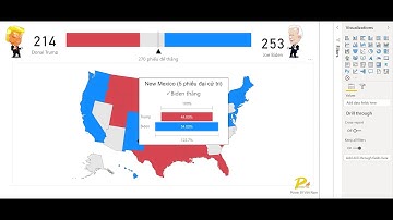 Thủ thuật Power BI - Kết nối web lấy kết quả bầu cử tổng thống Mỹ 2020