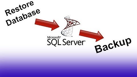 how to backup and restore database in sql server 2014..?
