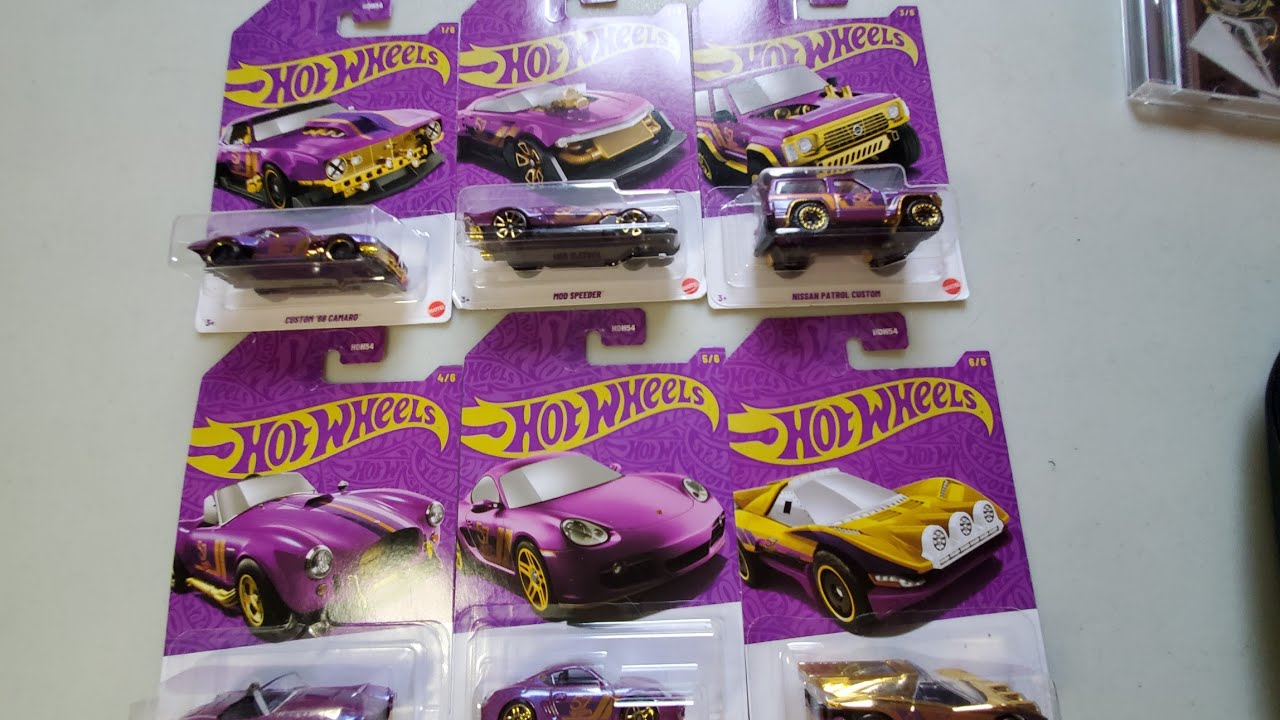 The Second 57th Annaversary Set of Hot Wheels with chase!