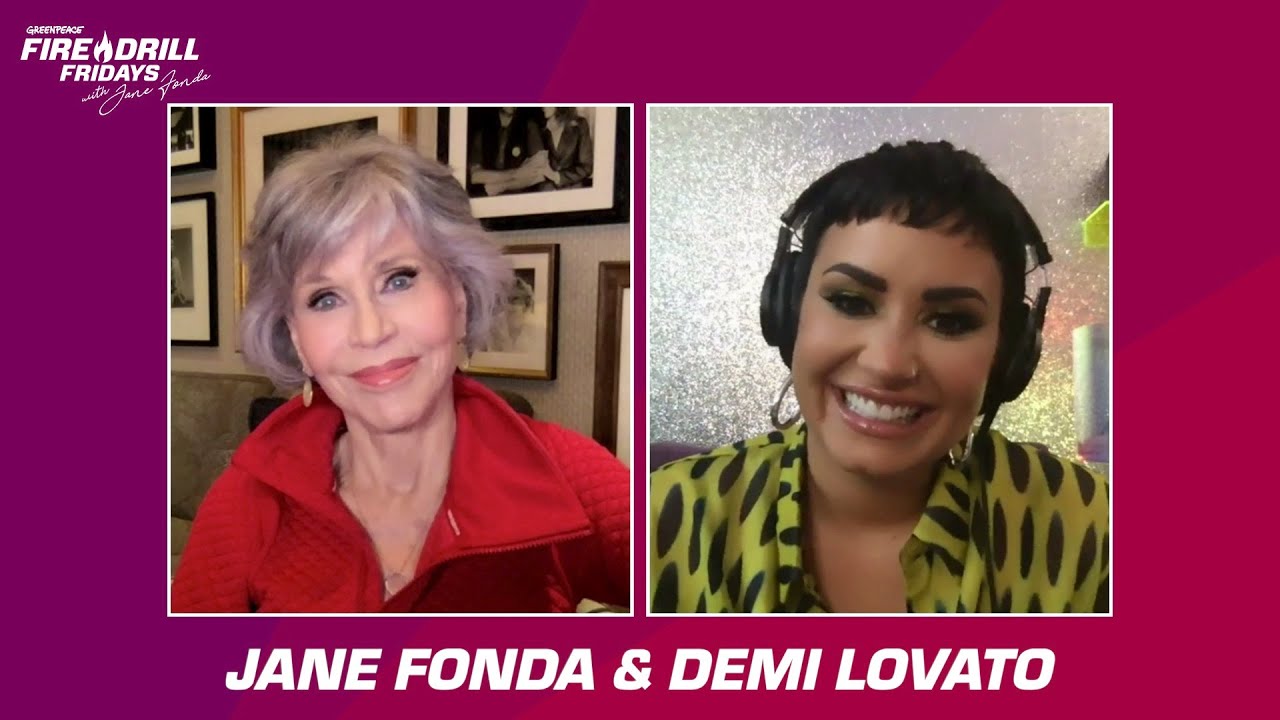 Fire Drill Friday with Jane Fonda and Demi Lovato