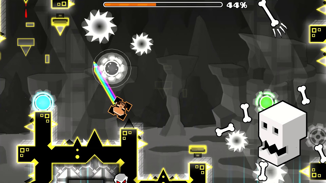 Geometry Dash Shrill Hallway (of Doom Gauntlet) all coins