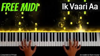 Video thumbnail of "Ik Vaari Aa Piano Instrumental Tutorial - Raabta | Notes | Sheet"