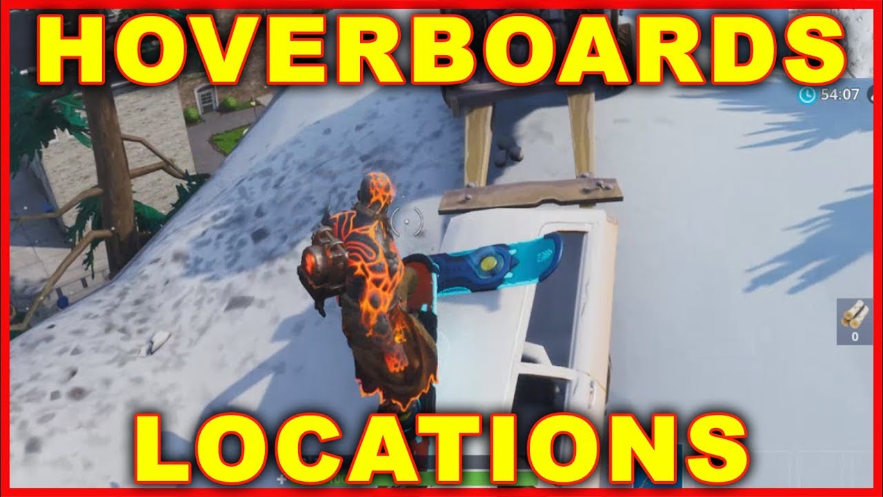 Fortnite Hoverboard Locations (WHERE TO FIND HOVERBOARDS