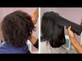 First Silk Press and Trim in 3 Years | Natural Hair Silk Press | Cassandra Olivia