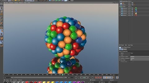 C4D Particles Emitter in 3D, Cinema 4D Tutorial