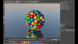 C4D Particles Emitter in 3D, Cinema 4D Tutorial