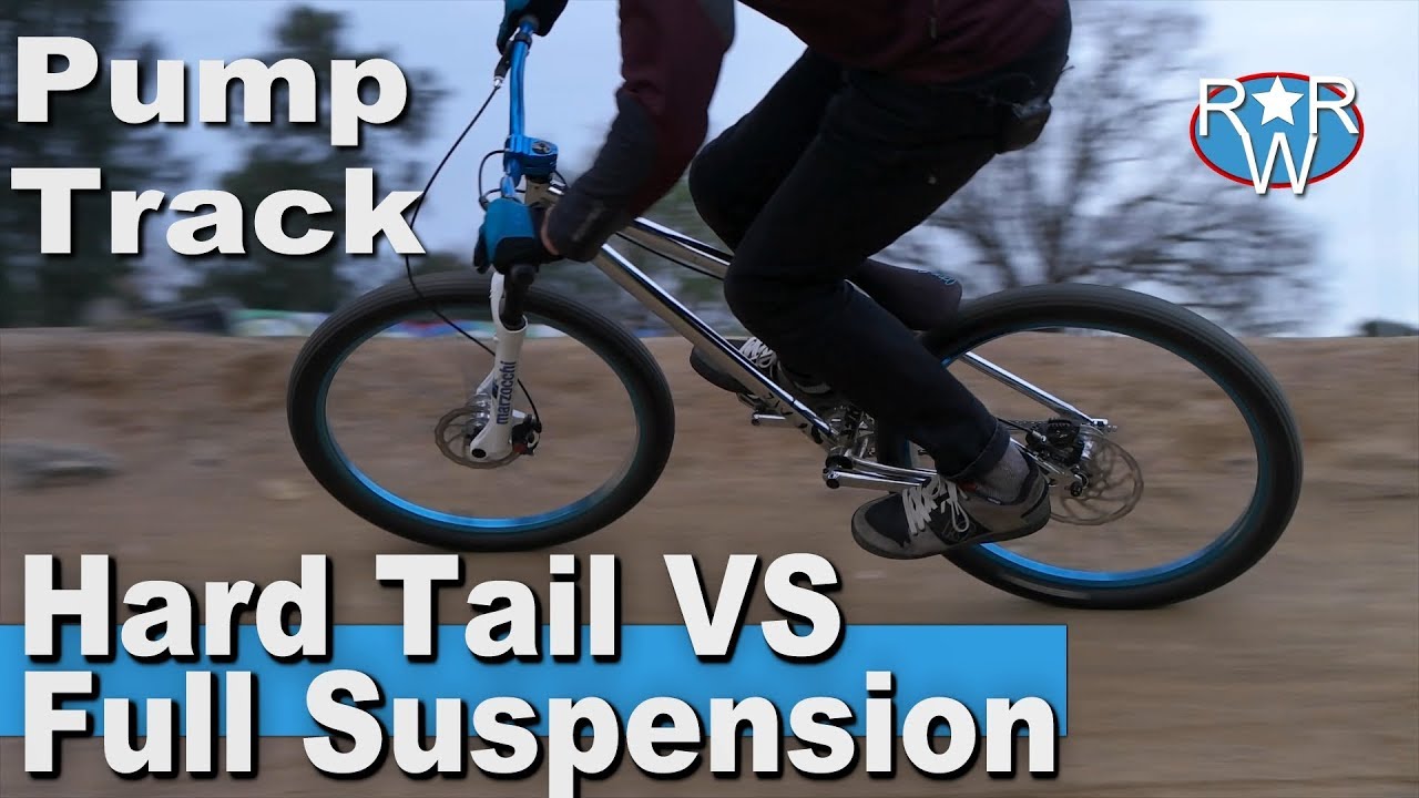 Pump track science: Hardtail vs Full suspension - YouTube