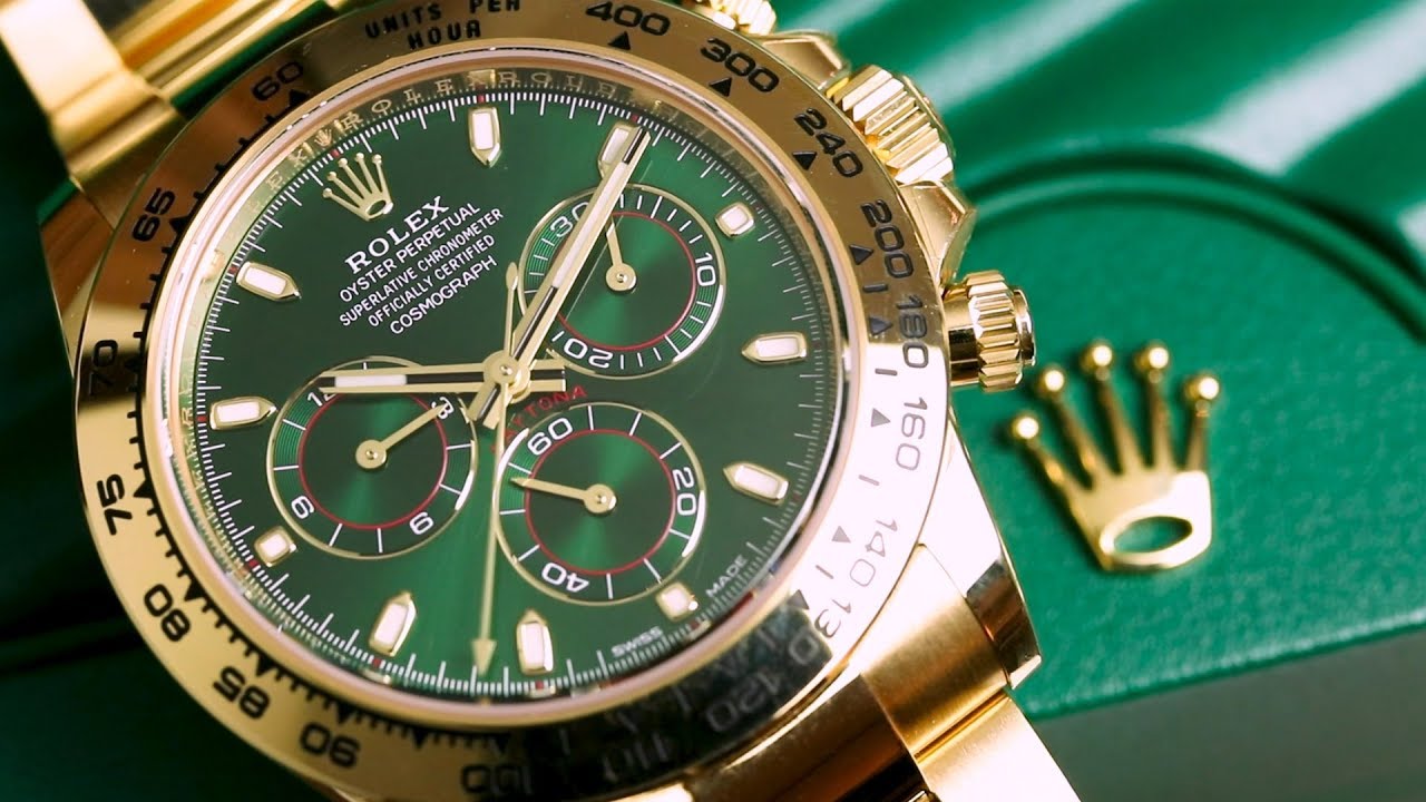 money green rolex