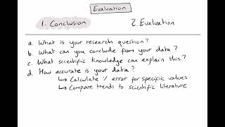 IA criteria - Evaluation (Old syllabus)