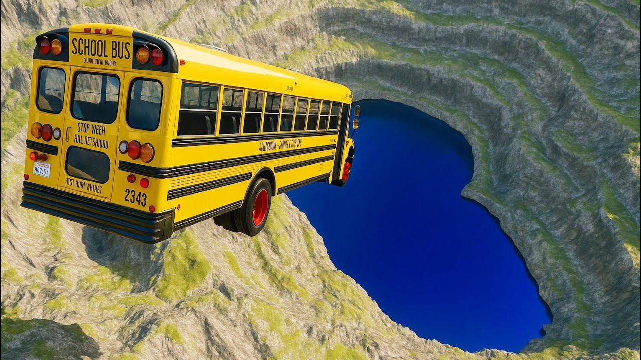 Cars vs Leap Of Death - BeamNG.Drive #4