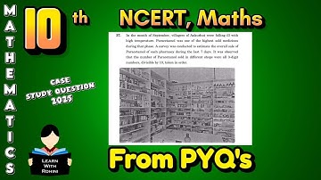 PYQ Series Video-1 CBSE Class 10 Maths Chapter 5 AP Case Based Questions | Section E | PYQs