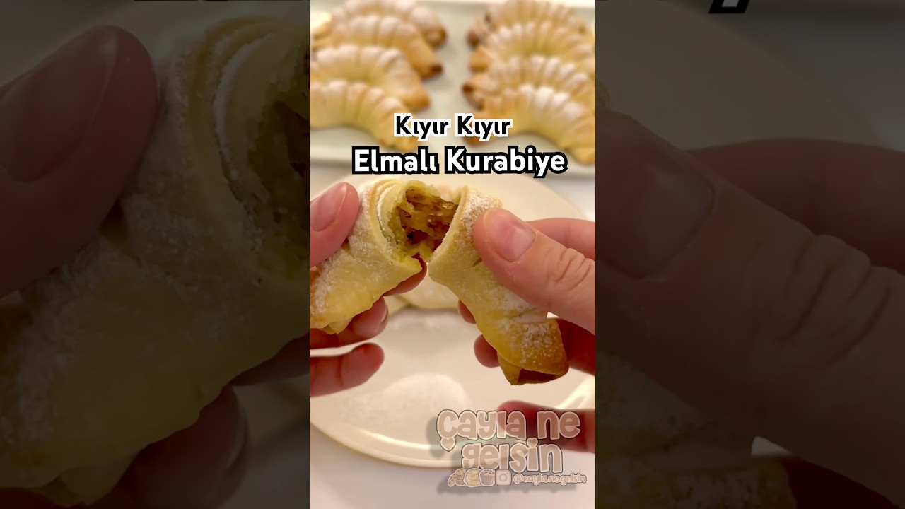Çok pratik elmalı kurabiye tarifi 🍎