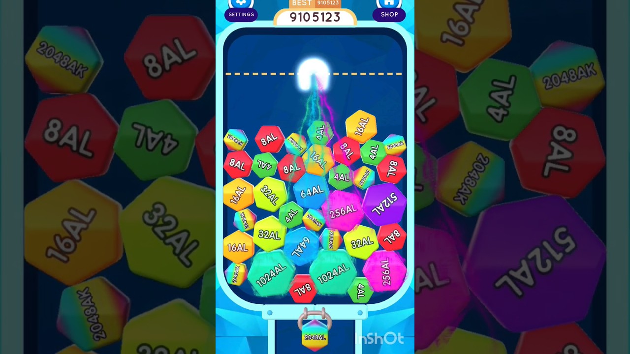 2048 Balls Level 2100 90,000,000 score 