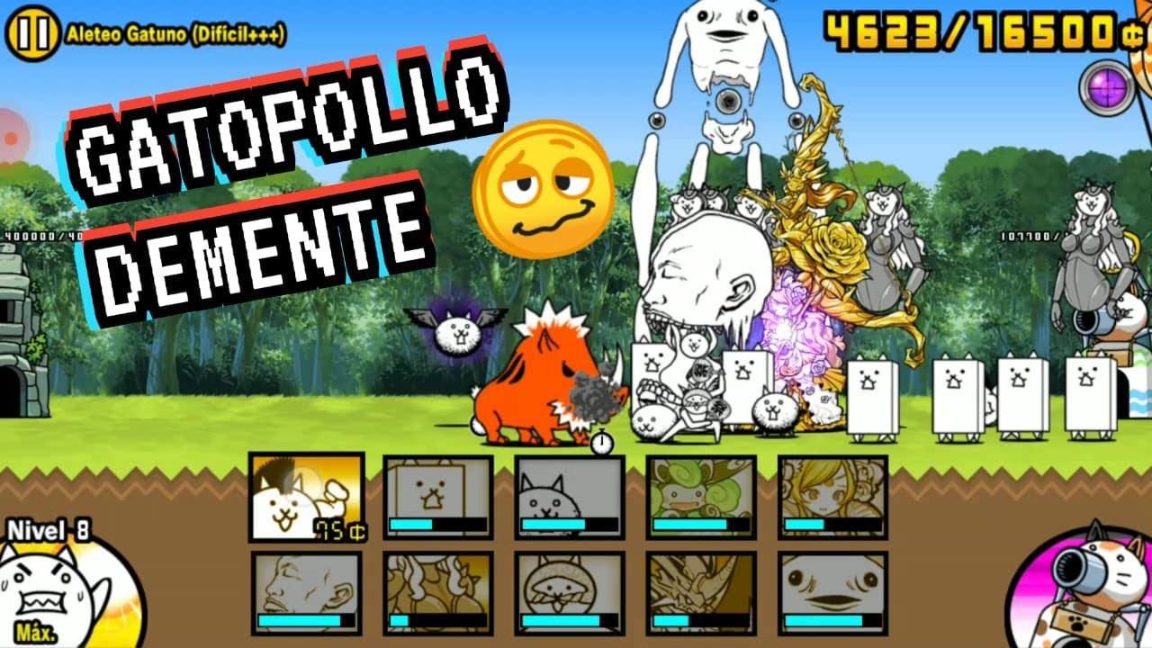 GATO PAJARO DEMENTE, TA POTENTE | THE BATTLE CATS - YouTube