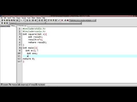 C Programming tutorial- 38- Returning Values from function