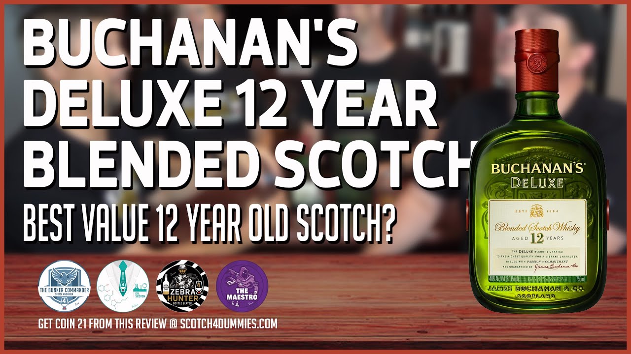 Buchanan's 12 Years Old Blended Scotch Whiskey