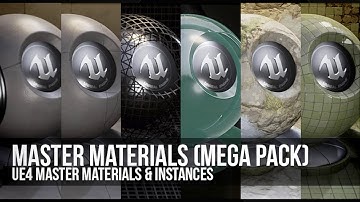 UE4 Marketplace - Master Materials (Mega Pack)