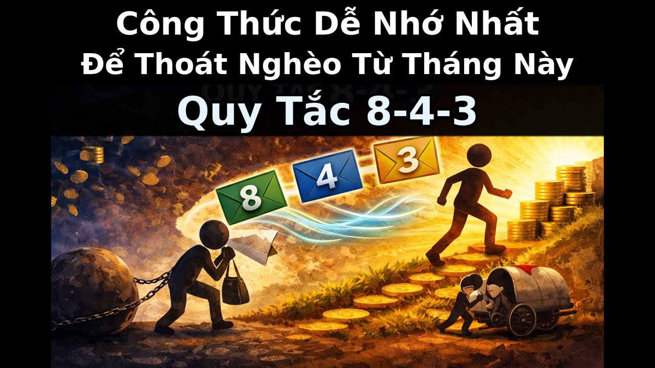 Công Thức Dễ Nhớ Nhất Để Thoát Nghèo Từ Tháng Này Quy Tắc 8-4-3 | Tư Duy Mới