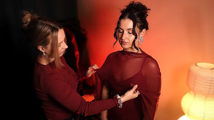 ASMR Soft Spoken Holiday Style Consultation ✨ Outfit Adjustments + Intuitive Hair Styling For Sleep