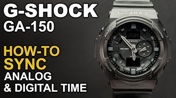 Gshock GA-150 - Adjusting watch hands - Module 5255