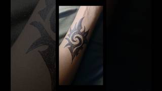 curvy tribal tattoo tutorial..... 🖊️ #tattoo #tattooartist #art #tattooideas #tribaltattoo