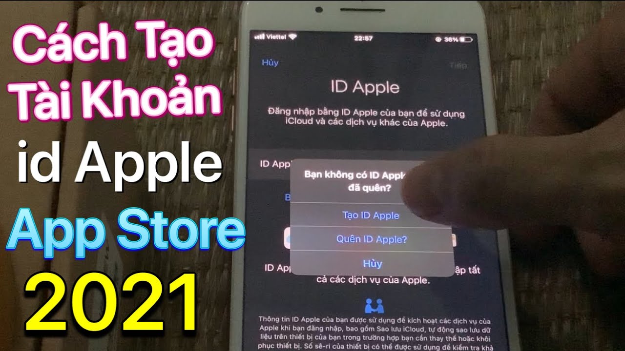 Cách Tạo Id Apple Trên Iphone Mới Nhất 2021 - 2022