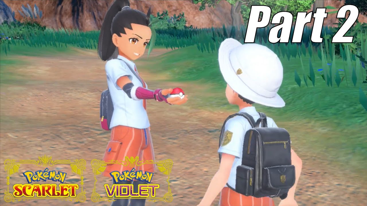 Pokemon Scarlet Walkthrough Gameplay - Part 2 Route 1!
