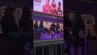 WWE stars hype up Summerslam. #wwe #wwesuperstar #wwesummerslam #wrestling #shorts #fyp
