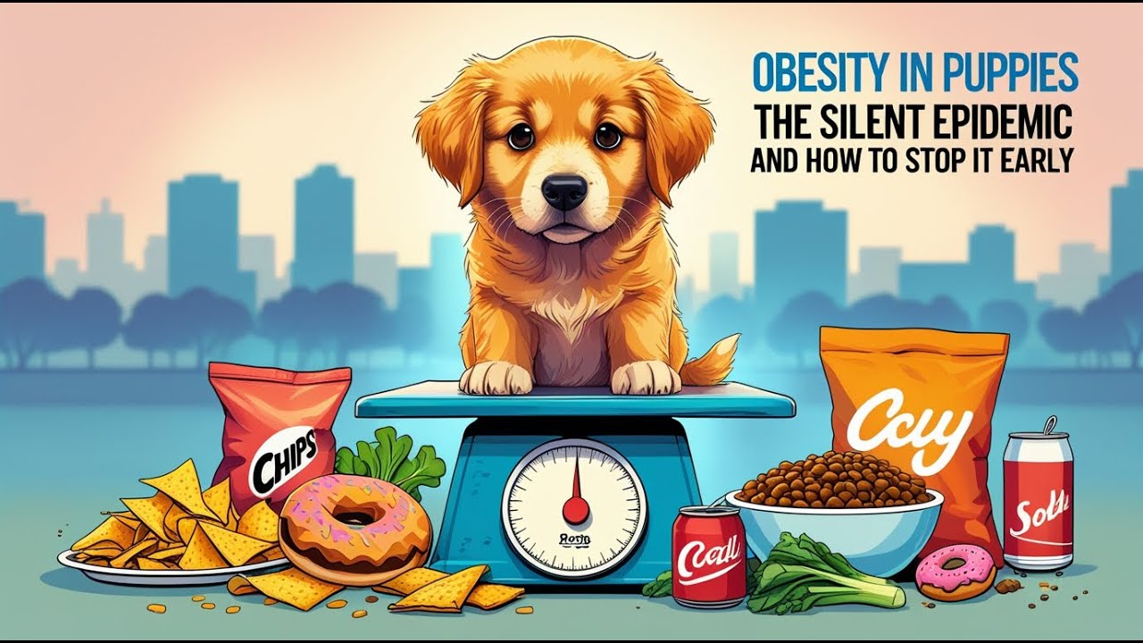 «Ожирение у щенков: тихая эпидемия и как её остановить на ранней стадии»