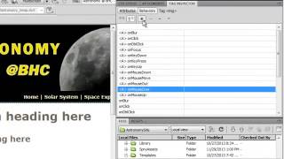 Dreamweaver Image Rollover Using Behaviors