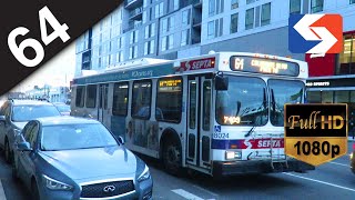 SEPTA Ride: 2005 New Flyer D40LF #8024 on route 64 to Pier 70