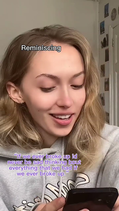 #pov Two reactions to a breakup.