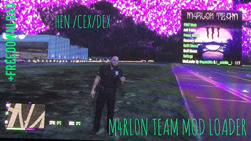 *New Mod Loader M4RL0N TEAM []GTA 5 PS3[] Hen/Cex/Dex Showcase + Download #ModloaderAntiFreeze💯...