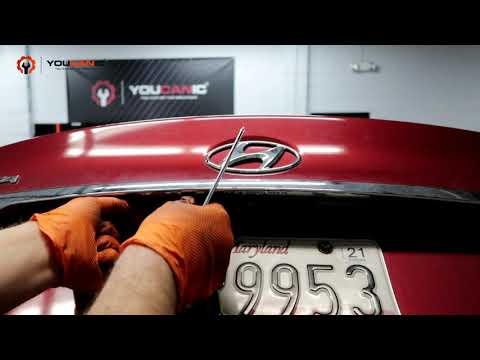 2010-2014 Hyundai Sonata – License Plate Light Replacement