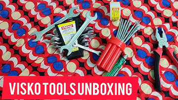 Visko tools unboxing | spanner set | screw driver set | cutting player | EPICCULES-TAMIL |