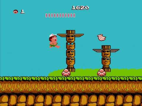 Adventure Island [NES/Famicom] - 3 minutes in... - YouTube