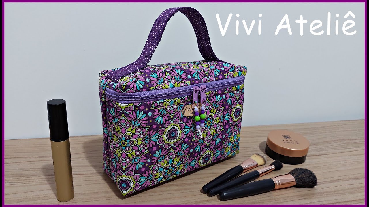 Frasqueira Fácil de Costurar | Passo a Passo | Vivi Ateliê