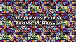  Top 250 Most Viral Phonk U0026 Brazilian Funk 2026  Funk  Playlist  7h No Ads 4k