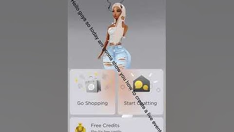 How to create an event on imvu