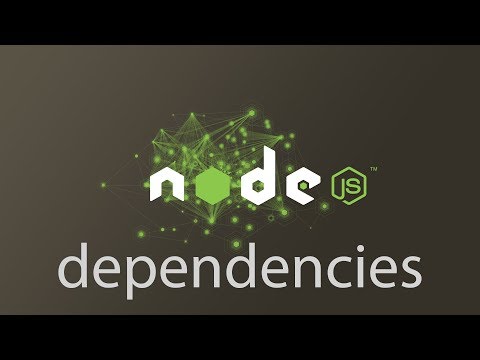 Виды зависимостей в node js