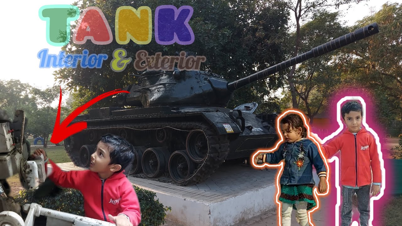 Army Tank Review with Ali & Laraib | @razavlog.5 #pakistan #army #tank #view
