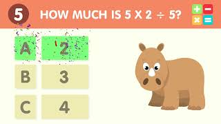 Fun Math Quiz for Kids - Test Your Math Skills! PART 2