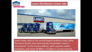 Best Online job finder Lowe's employment details