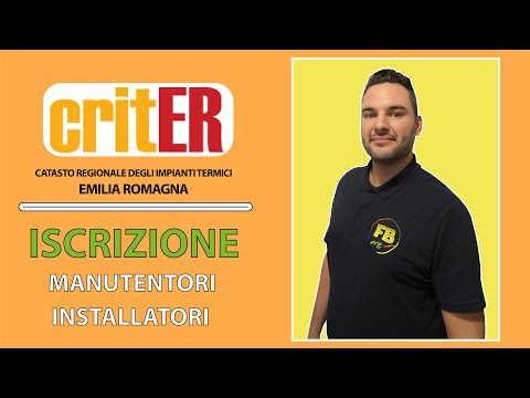 Come iscriversi al CRITER, il catasto regionale degli impianti termici regione Emilia Romagna