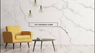 Brilliant Statuario Endless Glazed Polished Porcelain Tile 800 x 1600mm | Italtile