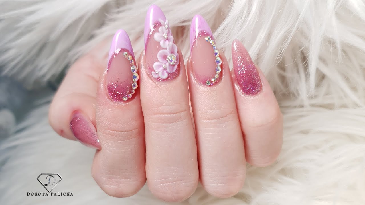 Bling it Out: 20 Nail Extension Designs with Rhinestones!
