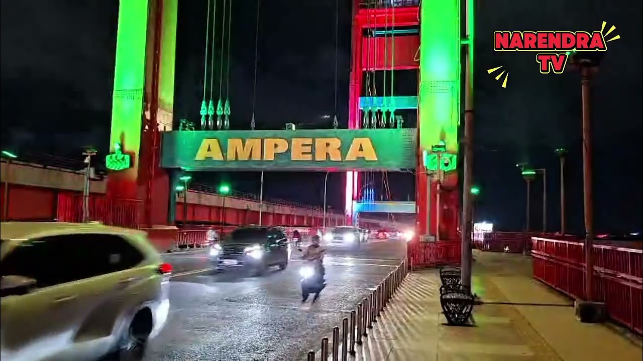 Jembatan Ampera palembang Sumatra Selatan